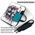 thumbnail image 3 of Funda para portátil de 14 pulgadas, funda para computadora de Pesadilla antes de Navidad, funda para portátil, bolsa tipo mensajero para PC, funda para tableta, funda de neopreno con asa., 3 of 8