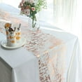 thumbnail image 4 of BalsaCircle 11x108" Blush Metallic Polyester Thin Mesh Table Runner Party Decorations Wedding Events Supplies, 4 of 8