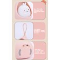 thumbnail image 4 of Injueey Lámpara de noche de silicona con forma de Animal bonito, lámpara colgante de pared recargable por USB para el hogar, dormitorio, sala de estar Electrodomésticos Tipo 2 Rosa Injueey HA073415-06, 4 of 6