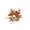 B, variant on Dtchengua 2PCS Fall Candle Ring Small Wreath Artificial Maple Leaves Pumpkin 11” for Thanksgiving Halloween Autumn Harvest Festival Farmhouse Table Decor Gift