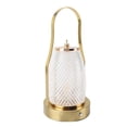 thumbnail image 4 of Lantern Table Lamp, 3 Color Temp Cordless Lantern Stepless Dimming Retro Rechargeable  for Party for Office, 4 of 7