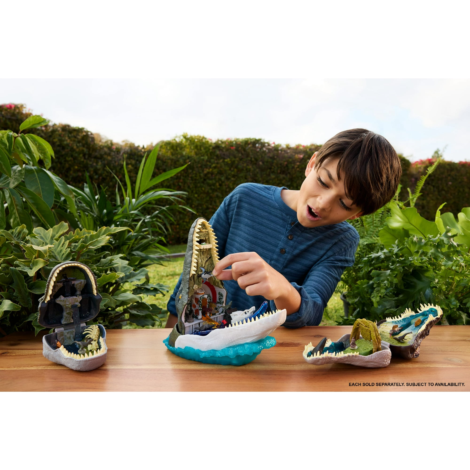 Jurassic World Rebirth Deluxe Mosasaurus Playset, Interactive