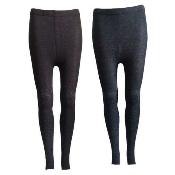 Lian LifeStyle Ultra Comfy Spandex Leggings for Women 2 Pair's Teen & Juniors leggings Workout Tights, Yoga Pants, Running Leggings, Color Coffee,DarkGrey