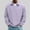 #223-Purple, variant on Ceisia Men's Spring Casual Solid Color Round Neck Long Sleeve Shirt - Comfortable Daily Outdoor Wear Gift