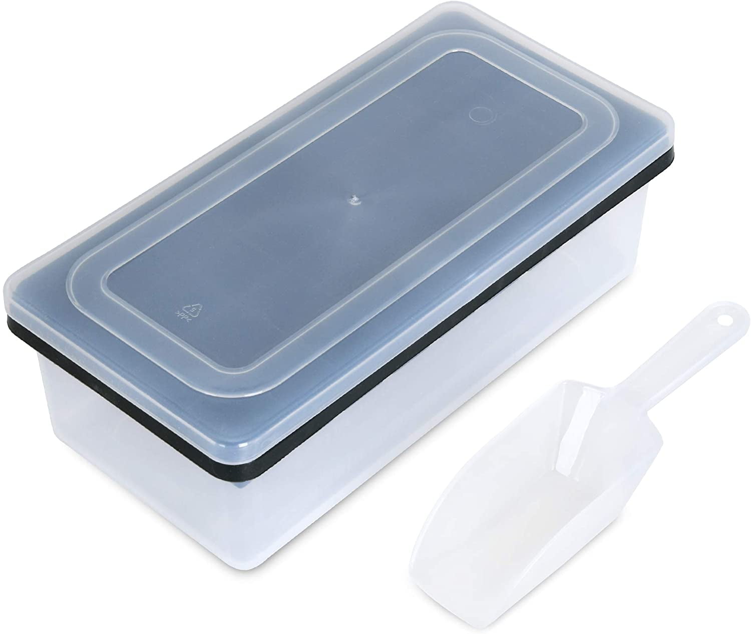 Ice Cube Tray With Lid and Bin36 Silicone Ice Tray Flexible Safe Ice Cube Molds Comes with Ice