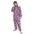thumbnail image 5 of Soft Big Kids Onesie Pajamas Cozy Loose-Fit Jumpsuits for kids with Pockets for Christmas Lounge & Play Cartoon Unicorns and Stars, 5 of 8
