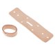 thumbnail image 5 of Correa de cinturón de cuero natural, hebillas de en blanco, hebillas de para accesorios de cinturones de bricolaje 39 mm Soledad Tira de correa artesanal, 5 of 6