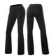 thumbnail image 4 of Pantalones de yoga Pantalones de pierna acampanados rectos de talle alto, suaves y transpirables, para mujer, deportes, entrenamiento para correr, negro, XL, 4 of 5
