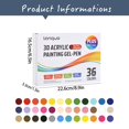 thumbnail image 2 of LANGUO Langou 3D Acrylic Painting Gel Pens 3D Acrylic Gel Pen Glitter Gel Pens For Adult Coloring Muticolor Marker Art Set Coloring Paint Pen For Doodle Drawing DIY Projects Crafts, 2 of 9
