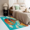 thumbnail image 3 of Hot Air Balloon Area Rugs for Bedroom Living Room - 4x6 ft - Colourful Carpet for Home Decor - Cartoon Patterned Decorative Indoor Large Rug - Washable & Soft & Non Slip & Low Pile (ZF&7464), 3 of 7