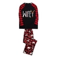 thumbnail image 6 of LuLiaMenton Hubby and Wife Matching Christmas Pajamas Reindeer Plaid Pjs Set, Men 3XL, 6 of 7