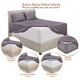 thumbnail image 3 of Juego de sábanas Hearth & Harbor Luxury Soft Cal King, color gris violáceo, 3 of 8