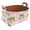 Multicolor 4, variant on Unicorn Brick Leaf Storage Basket Collapsible Storage Bin, PU Foldable Basket Convenient Box Storage Organizer with Handles for Shelves Office Bedroom Closet Nursery Toys Laundry