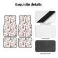 thumbnail image 4 of Fuzoiu Paris Print Carpet Floor Mats for Car,Car Foot Mat Set,Universal Fit 4 Piece Mat Pad Set,Fits Most Cars Trucks Vans Sedans SUV Auto Carpet Mat Se, 4 of 7