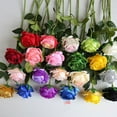 thumbnail image 4 of Advancent 10 UNIDS Flores Artificiales Impermeable Seda Falsa Ligero Ramo de Rosas para Boda Regalo de Fiesta Decoraciones de Halloween Decoración Púrpura Advancent HA084444-06, 4 of 6