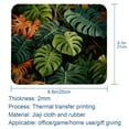 thumbnail image 5 of Tropical Plants Gaming Mousepad Square, 8.3x9.8 Inch Non-Slip Rubber Bottom Printed Mouse Mat for Office and Gaming, 5 of 6