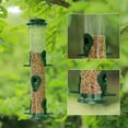 thumbnail image 4 of Urban Deco Metal Bird Feeder Tube Hanging Wild Bird Seed Feeder, Steel Hanger Great for Attracting Birds (Green), 4 of 8