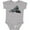 AC-Heather Grey, variant on Snowmobile Gift Ideas Boys or Girls Baby Bodysuit