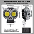 thumbnail image 3 of Par Faros Led Auxiliares Lupa Para Moto Auto 80w, 3 of 8