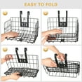 thumbnail image 4 of Graflsoa Foldable Steel Bicycle Basket for Handlebar or Rear Rack, Durable and Convenient for Shopping, Commuting, and Weekend Trips, 4 of 6