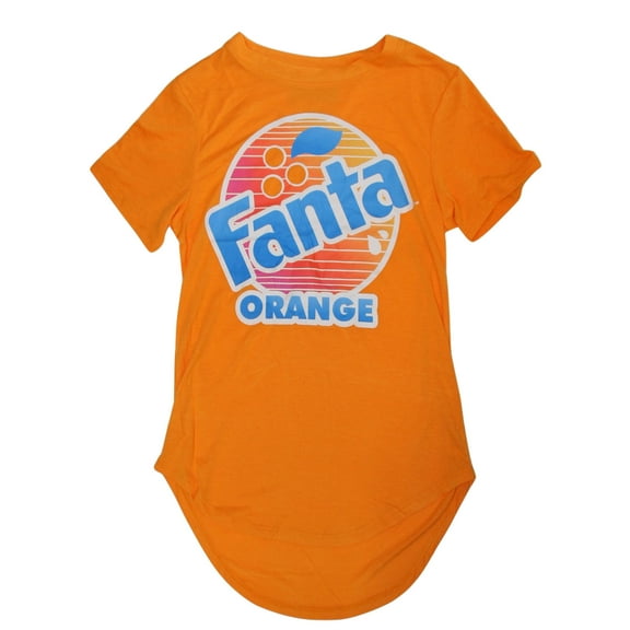 Fanta Orange Junior Women's Hi-Low T-Shirt Tee Coca-Cola