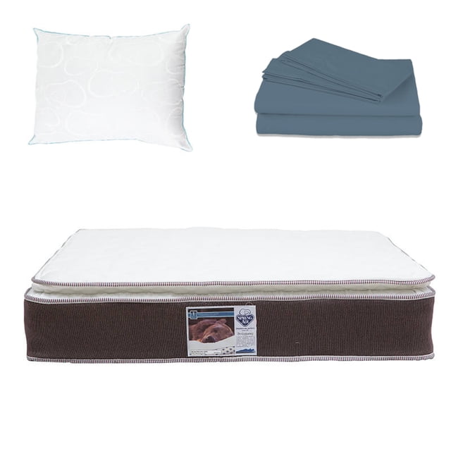 Colchón Matrimonial + Sábanas + Almohada de Osos Spring Air Spring Air Promo 2000