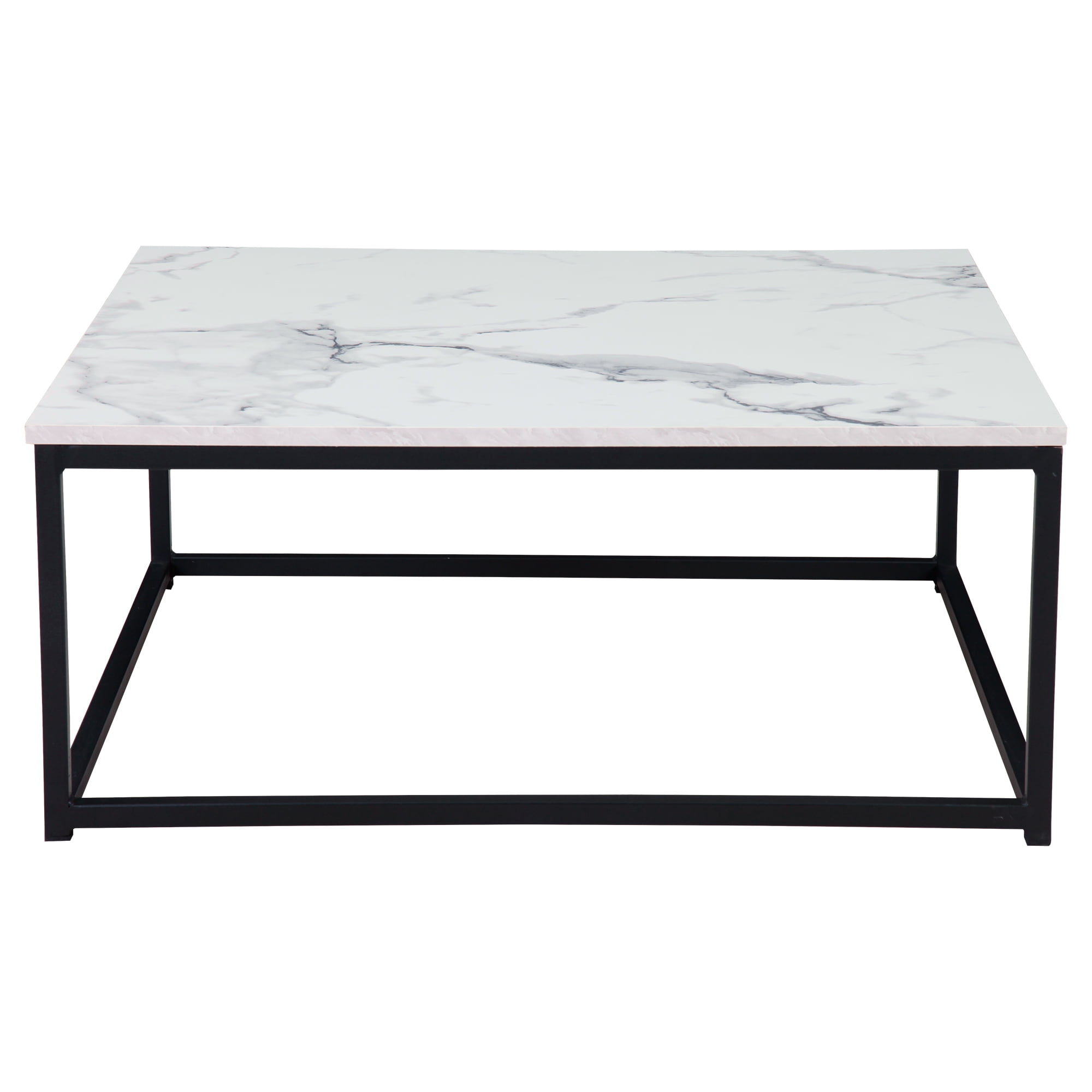 Kadyn Coffee Table, Square MDF Coffee Table for Kitchen, Restaurant, Sofa Center Table for Living Room, White Kadyn Coffee Table, Square MDF Coffee Table for Kitchen, Restaurant, Sofa Center Table for Living Room, White