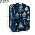 thumbnail image 6 of Hanukkah Polyester Shoe Box Organizer Storage Container, 23x31cm/9x12in - Stackable and Durable Shoe Storage Solution for Closet Organization and Space Saving, 6 of 7