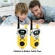 thumbnail image 5 of Radio Walkie Talkie de mano para niños, transceptor de radio para exteriores, interfono (amarillo), 5 of 6