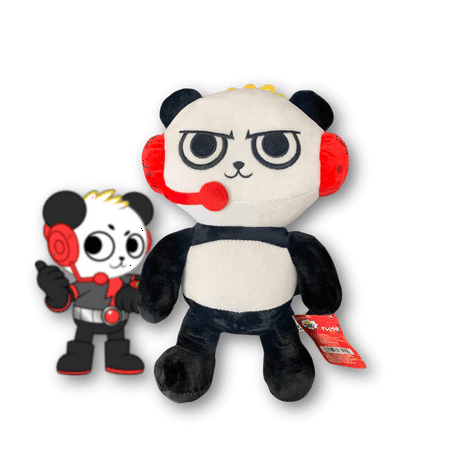 Ryan's World 12" Stuffed Plush COMBO PANDA in Spy Costume Combobunga Box Packing