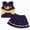 baby clothes01 Purple, variant on Toddler Baby Girl Cheerleader Outfit Tops Skirt Set Cheer Outfit Halloween Cheerleading Clothes Kaprioy