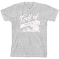 thumbnail image 3 of Gulf of Mexico Black and White Wave Youth Heather Gray Crew Neck Short Sleeve Tee-XL, 3 of 4