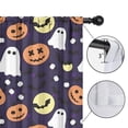 thumbnail image 4 of Blackout Kids Curtains,Halloween Ghost & Pumpkin Pattern Childrens Insulated Curtains Set Of 2,Bedroom Essentials,Toddler Room Decor 42"x63", 4 of 5