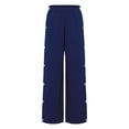 thumbnail image 5 of Haitryli Kids Boys Girls Joggers Athletic Trousers Tear Away Pants Adaptive Clothes Side Full Open Sweatpants Navy Blue 10, 5 of 7