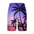 thumbnail image 3 of lcziwo Board Shorts for Men Swim Big and Tall Stretchy Shorts Hawaiian Vacation Beach Shorts Tropical Surf Lounge Shorts Elastic Waist Drawstring Shorts Hot Pink,XL, 3 of 4