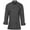Gray, variant on Long Sleeves Royal Blue Color New Chef Coat Jacket Uniform for women ideal for food service, Caterers and Culinary professional S Size
