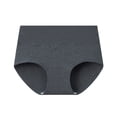 thumbnail image 2 of Womens Cotton High Waisted Underwear Full Coverage Panties Ladies Briefs Dark Gray 3XL, 2 of 7
