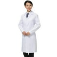 thumbnail image 2 of Esquirla Blouse Blanche à Manches Longues pour Femmes, Sarrau de Laboratoire, Uniforme de Médecin/infirmière, TTG, 2 of 7