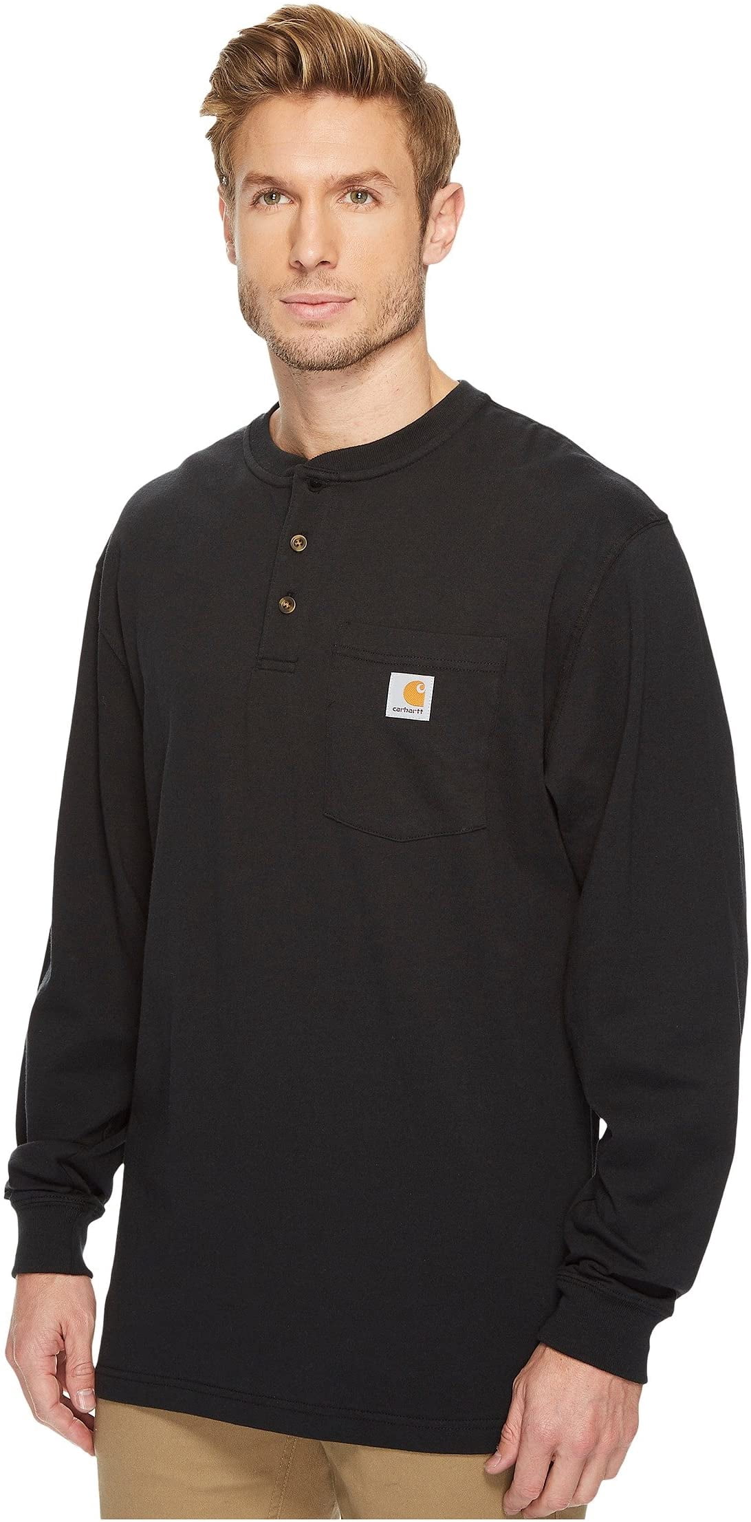 Long Sleeve Henley T-Shirt CTK128 