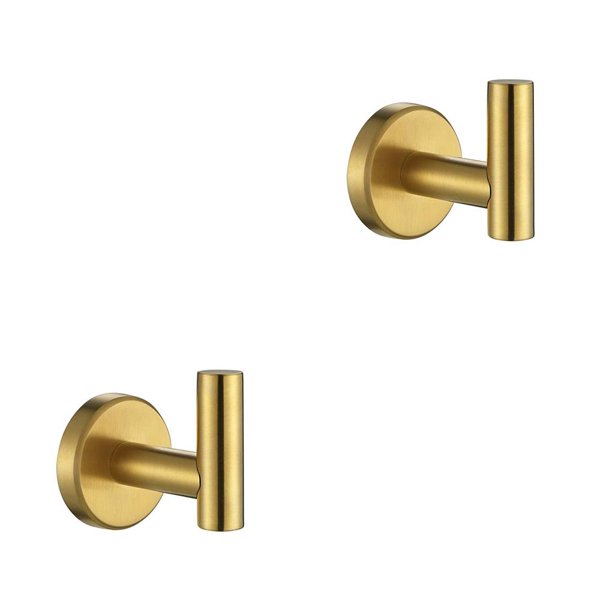 Inteprter Ganchos para abrigos montados en la pared gancho de toalla negro dorado suministros para el hogar herramientas utilizadas para baño Type1 NO1