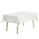 thumbnail image 1 of Cubierta de mesa rectangular REGALWOVEN para mesa de cena y restaurante, durazno 55"x55", 1 of 6