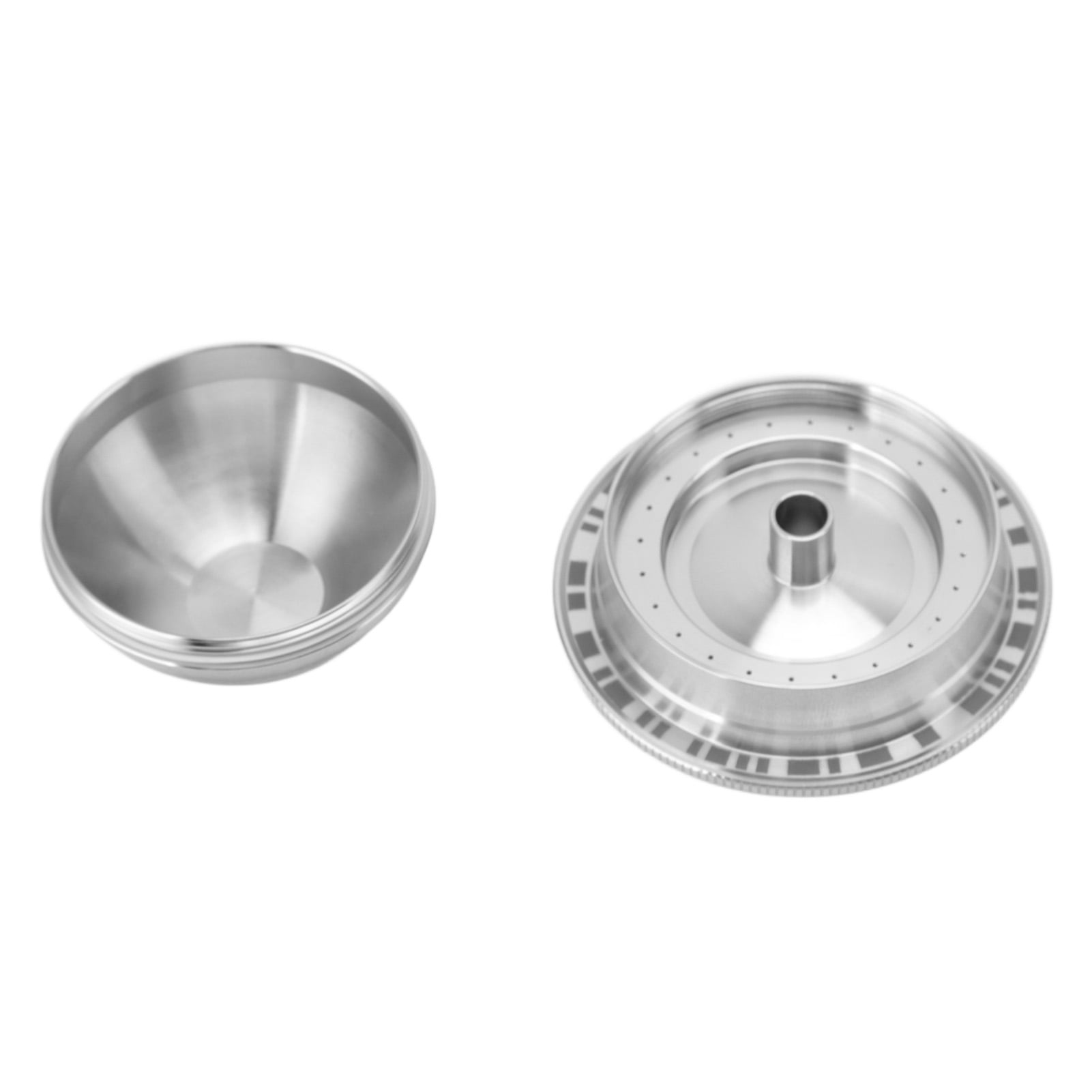 BIMZUC Reusable Stainless Steel Coffee Capsule Filter Pod for Vertuoplus, Vertuoline GCA1, Delonghi ENV 135 with Spoon & Brush (2.3 in / 5.8 cm)