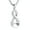 Silver, variant on Infinity Urn Pendant Necklace for Ashes Holder Memorial Keepsake, Cremation Jewelry for Human/Pet