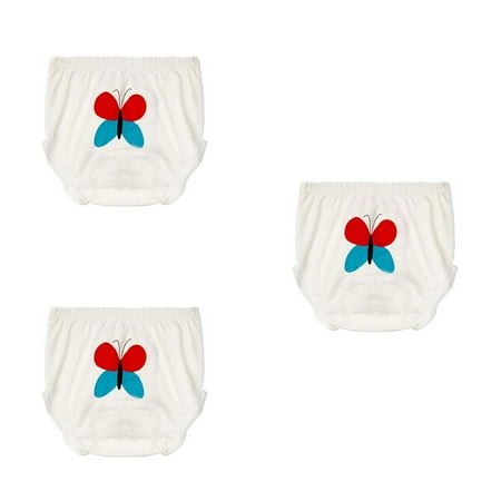 

3pcs 3pcs Toddler Boys Girls Flying Print Panties Cotton Underwear Cute Cartoon Underpants Briefs