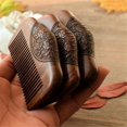 thumbnail image 2 of Pocket Comb Sandalwood Green Natural Super Narrow Dent Wood Combs Static Lice Beard Comb Hairstyle S, 2 of 5