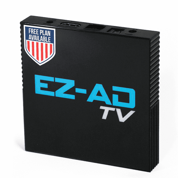 EZ-AD TV 4k Digital Signage Player - Wifi/Ethernet - Cloud Based - 1k Templates