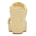 thumbnail image 2 of KENNETH COLE NEW YORK Womens Beige 1-1/2" Platform Braided Olivia Open Toe Wedge Slip On Sandals Shoes 6.5 M, 2 of 4