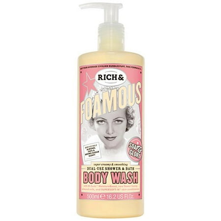 Soap & Glory Rich & Foamous Dual-Use Shower & Bath Body Wash, Moisturizing body wash By Soap Glory From (Best Soap And Glory Scrub)
