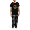 thumbnail image 4 of CafePress - Voodoo Queen Women's Dark Pajamas - Women's Short Sleeve Print T-Shirt and Pants Dark Cotton Pajama Set, 4 of 7