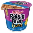 thumbnail image 6 of Kellogg's Raisin Bran Crunch Cereal-in-a-Cup Plump Raisins, Crunchy Flakes, Honey Touched Oat, Granola Clusters - Cup - 6 / Box, 6 of 10